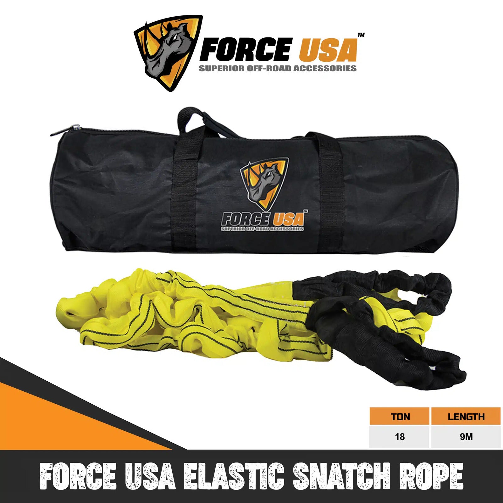 FORCE USA Elastic Snatch Rope - Image 2