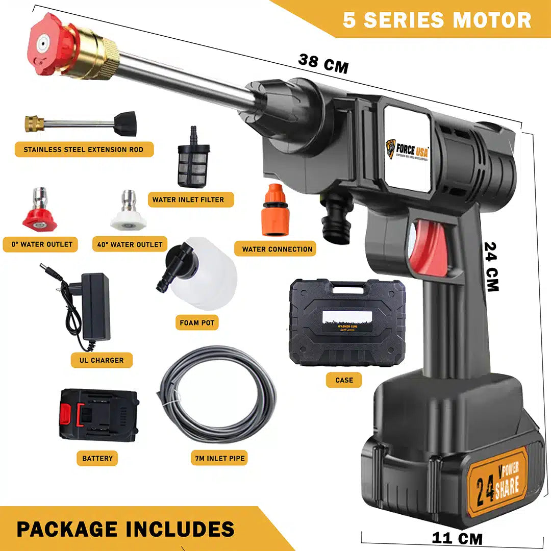 Force USA Cordless Pressure Washer Gun - 24VH - Image 5