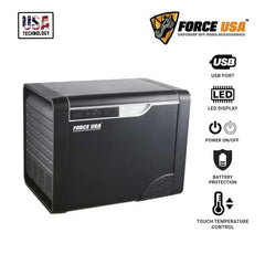 FORCE USA 20L Portable Fridge: Battery Protected - Image 2