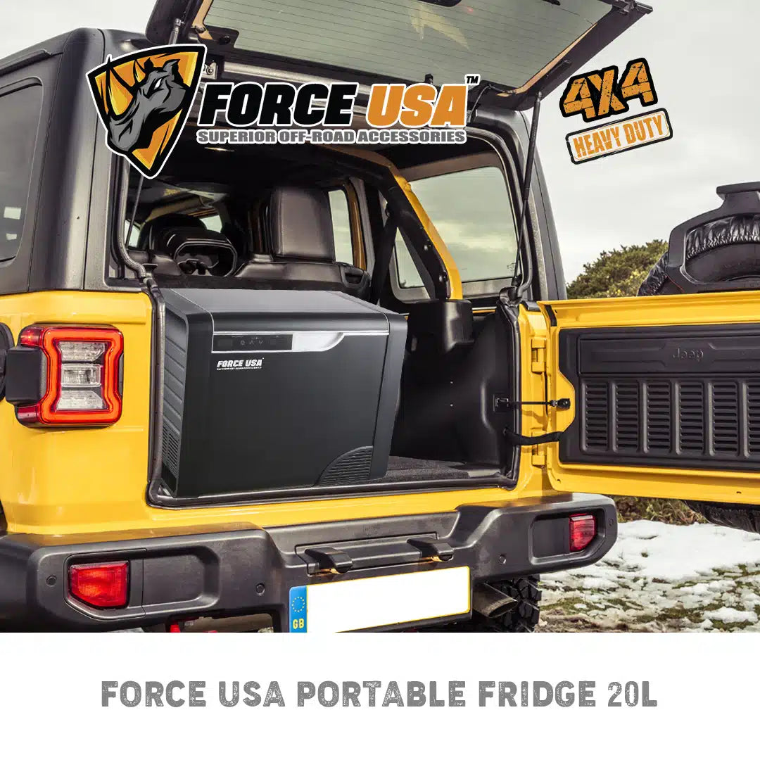 FORCE USA 20L Portable Fridge: Battery Protected - Image 3