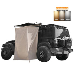 FORCE USA Portable Shower Tent with LED Light
