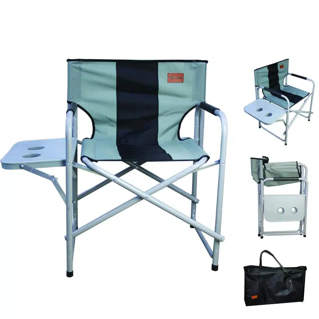 FORCE USA Portable Folding Beach Chair Multi-Purpose Camping Chair for Adult