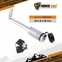 FORCE USA Trailer Hook Lock - Locking Receiver Pin for Hooks - Weatherproof - Image 2
