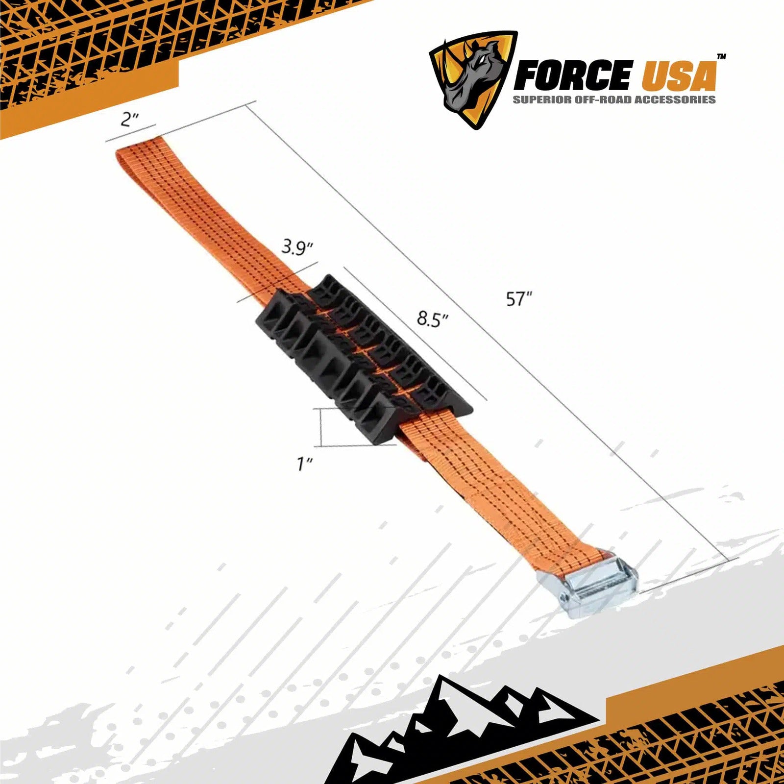 FORCE USA Tire Traction Device for Cars & Small SUVs - Image 2