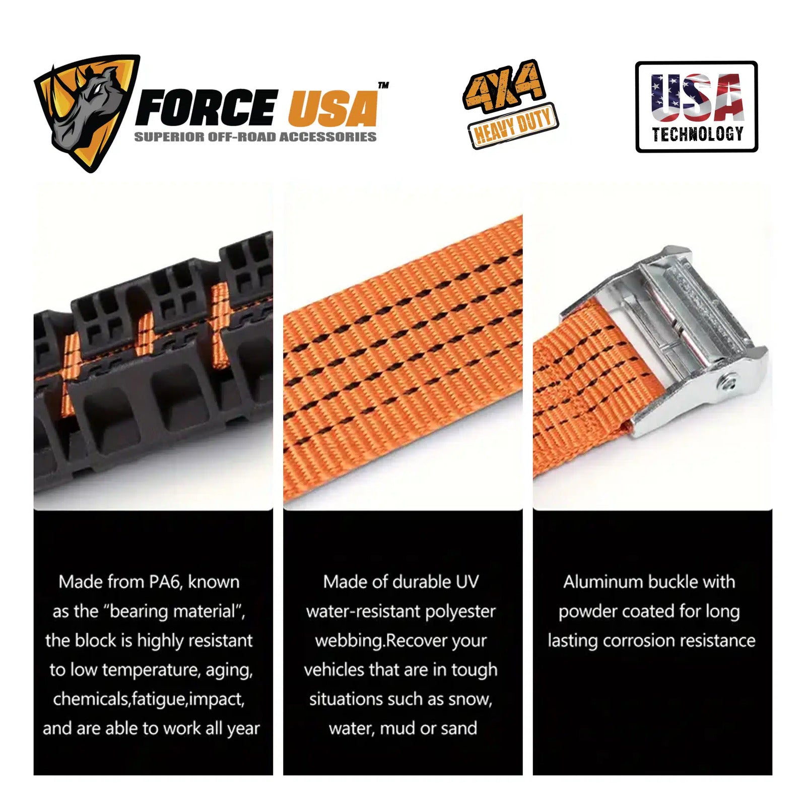 FORCE USA Tire Traction Device for Cars & Small SUVs - Image 3