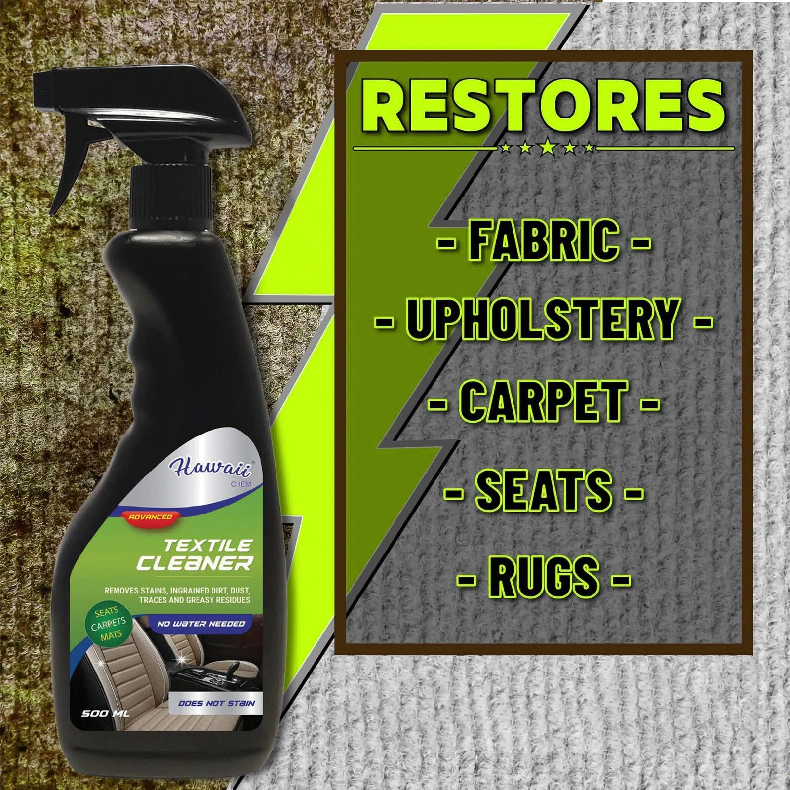 HAWAII Interior Care Textile Cleaner Upholstery - Image 5