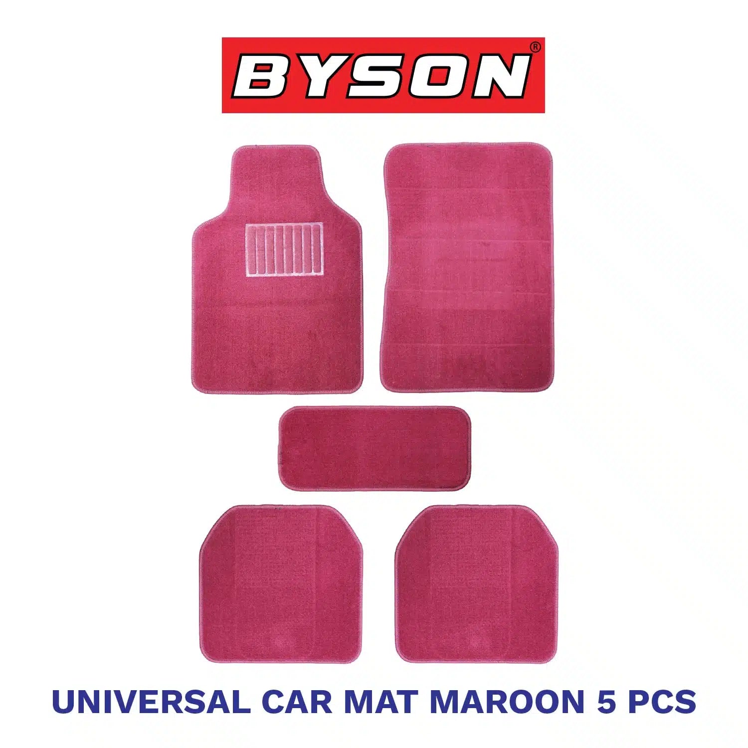 BYSON Durable Waterproof Auto Universal Foot Soft 5 Pieces Car Mats - Image 4