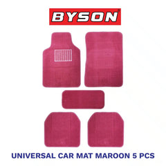 BYSON Durable Waterproof Auto Universal Foot Soft 5 Pieces Car Mats - Image 4
