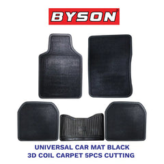 BYSON Durable Auto Universal 3D Coil Carpet 5-Pieces Cutting - Image 2