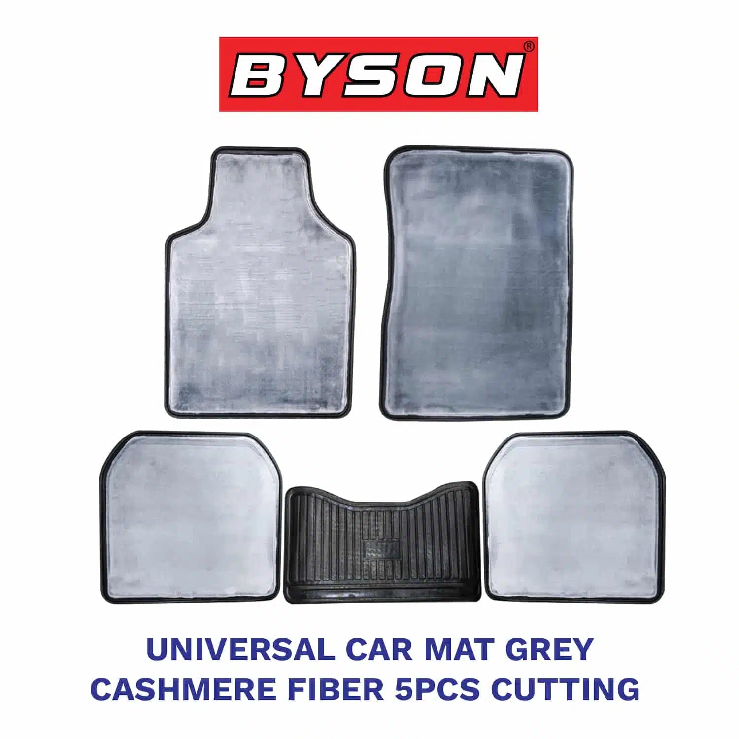 BYSON Durable Auto Universal Cashmere Fiber 5-Pieces Cutting - Image 2