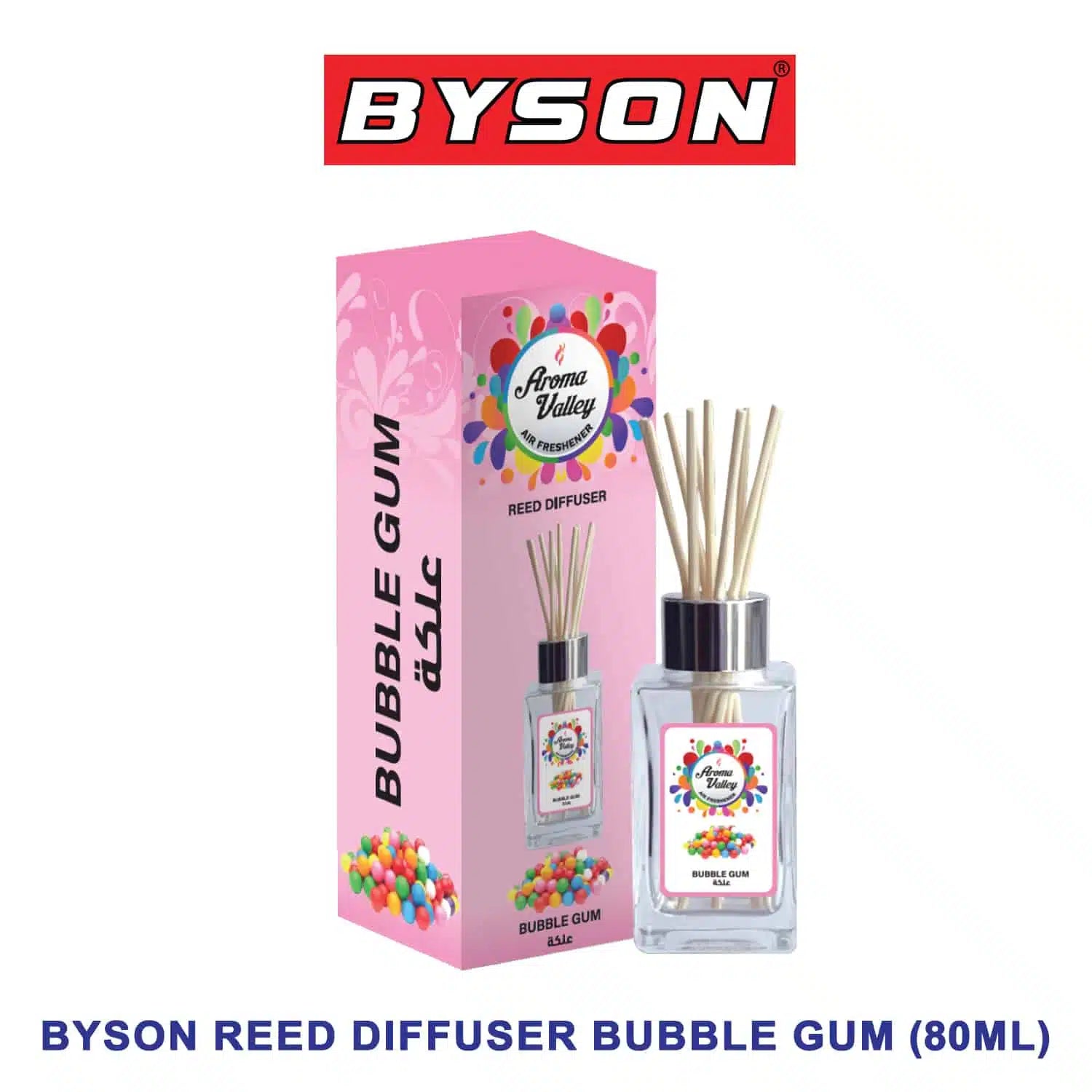 BYSON Aroma Valley Air Freshener Reed Diffuser Set - Image 8