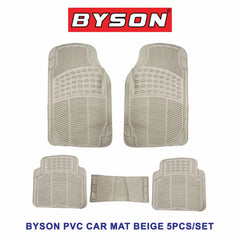 BYSON Universal PVC Car Mat Black 5 Pieces Set - Image 3
