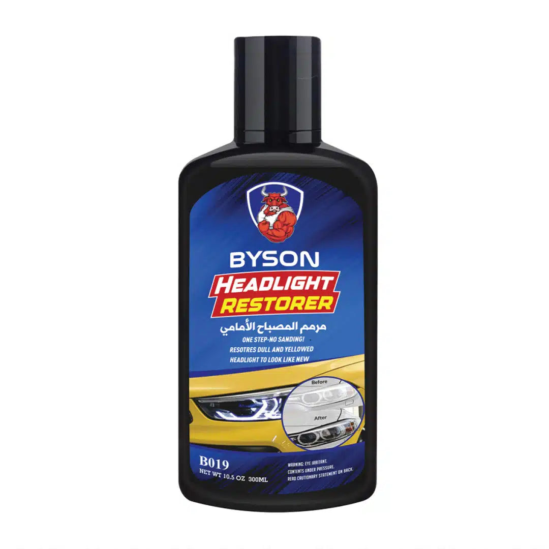 BYSON Headlight Restorer: Renew Clarity and Safety with Crystal-Clear Vision