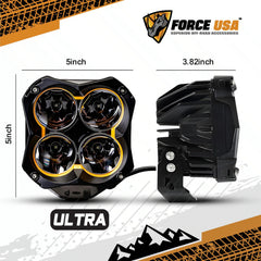 FORCE USA ULTRA 5" POD LIGHT FOR A BRIGHT - Image 2