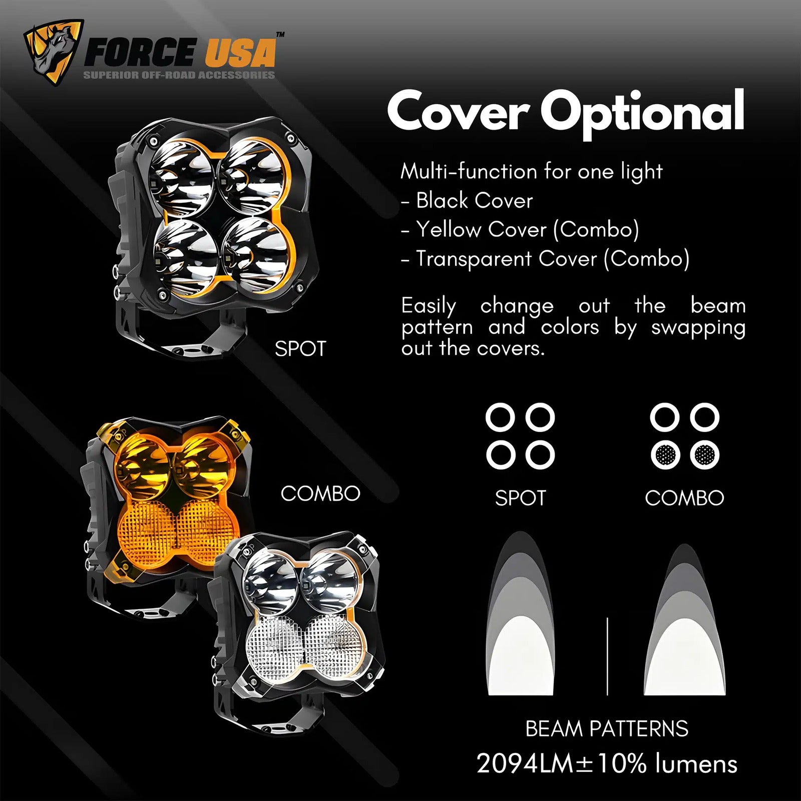 FORCE USA ULTRA 5" POD LIGHT FOR A BRIGHT - Image 5