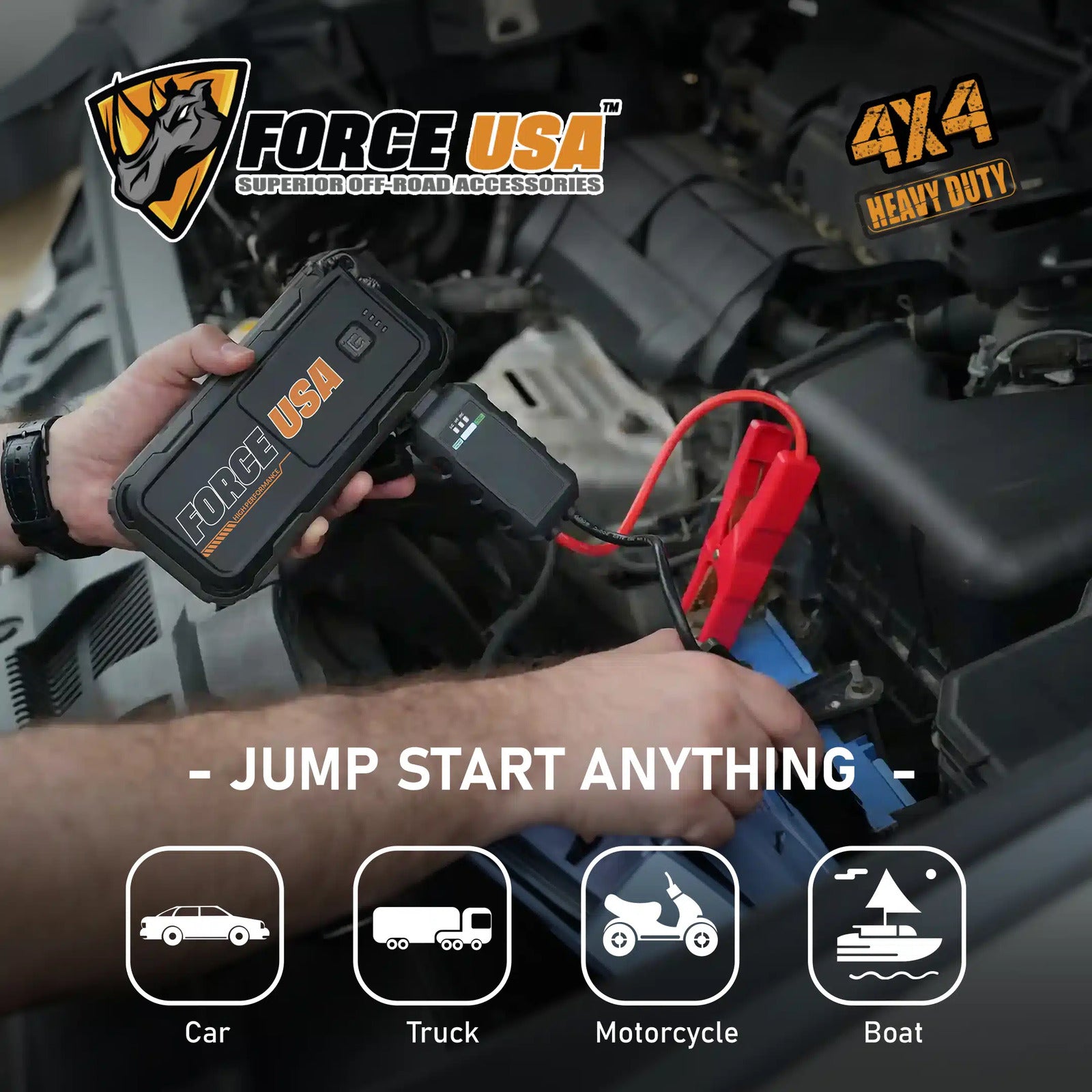 FORCE USA JUMP STARTER 10000MAH - Image 5