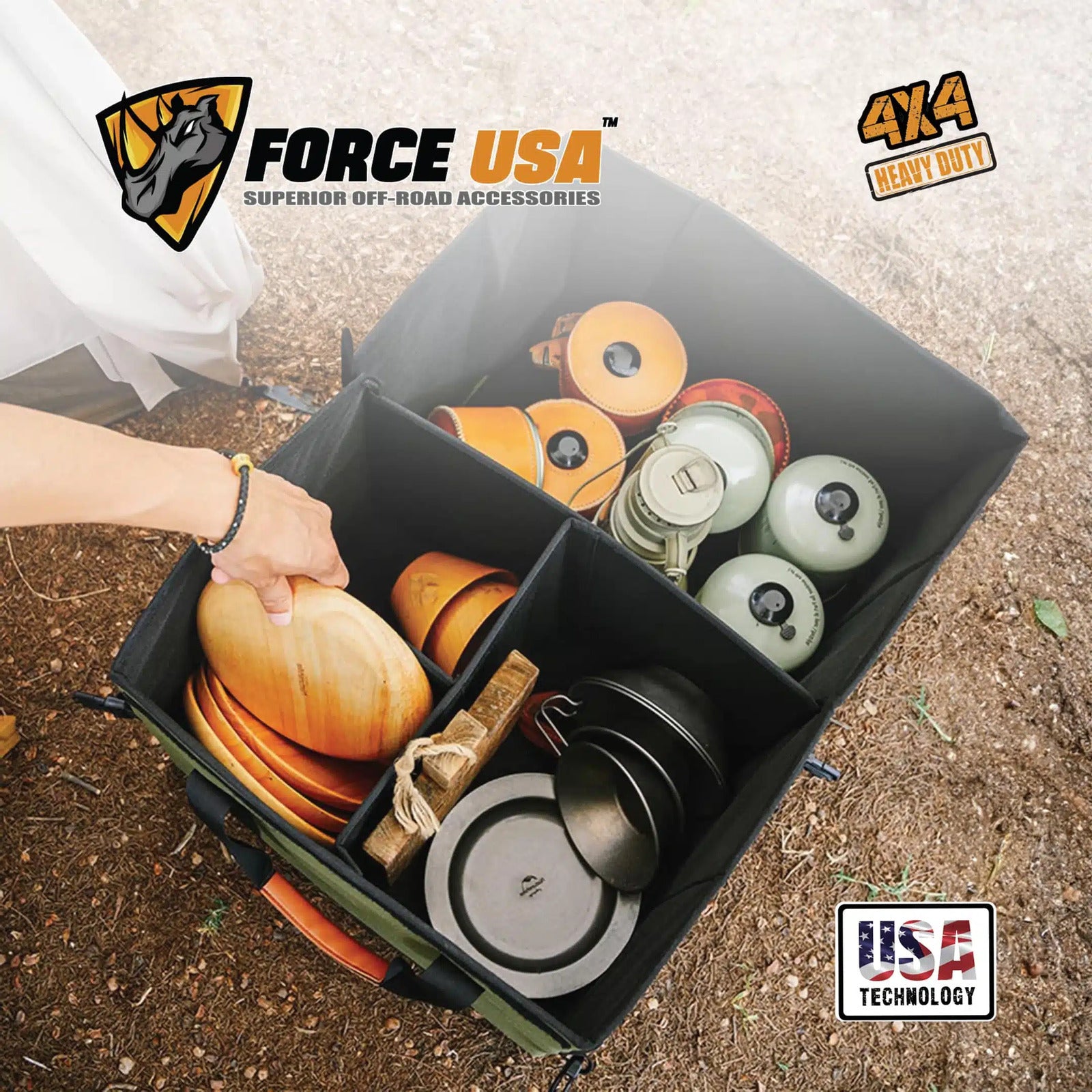 FORCE USA Carry Bag Organizer Storage - Image 2