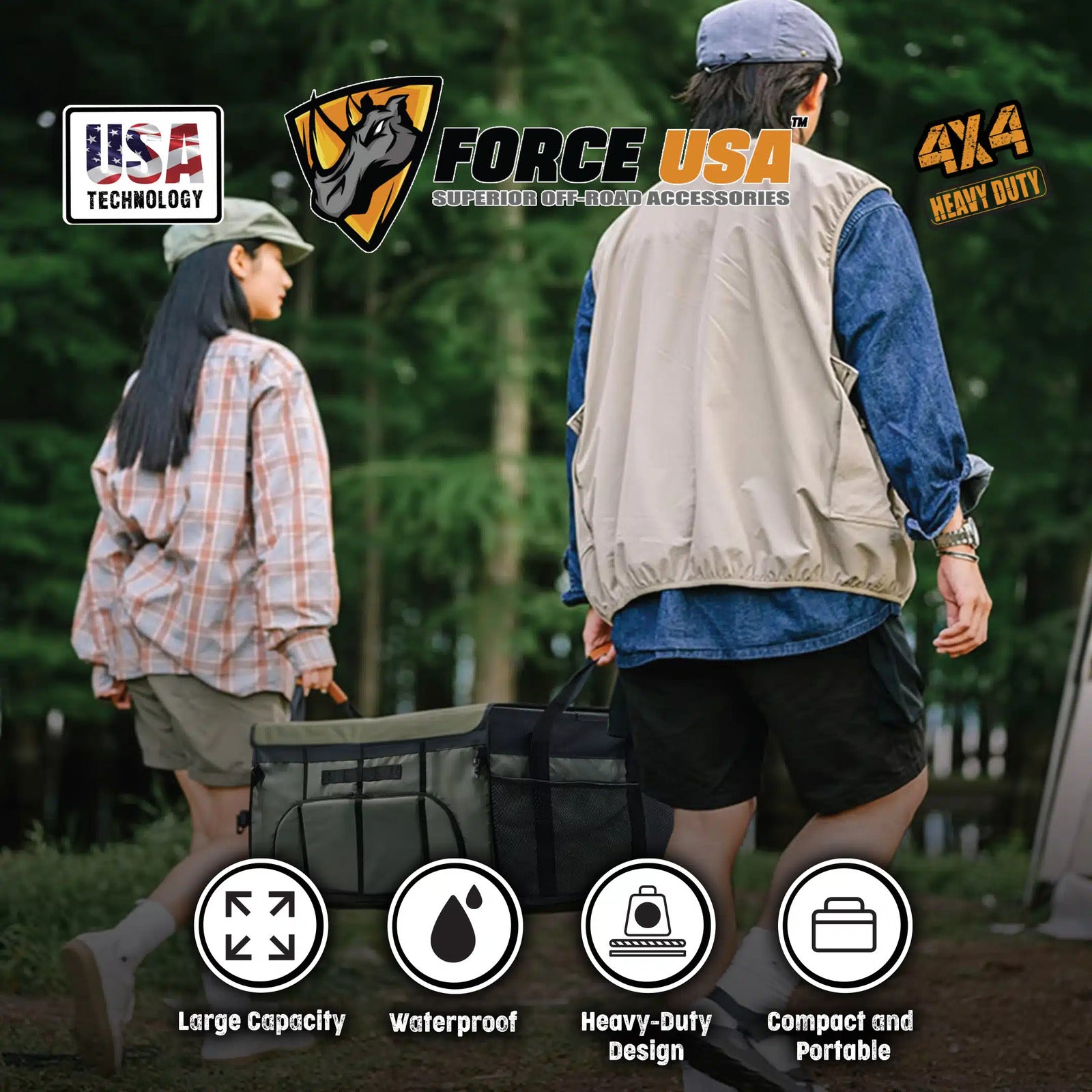 FORCE USA Carry Bag Organizer Storage - Image 3