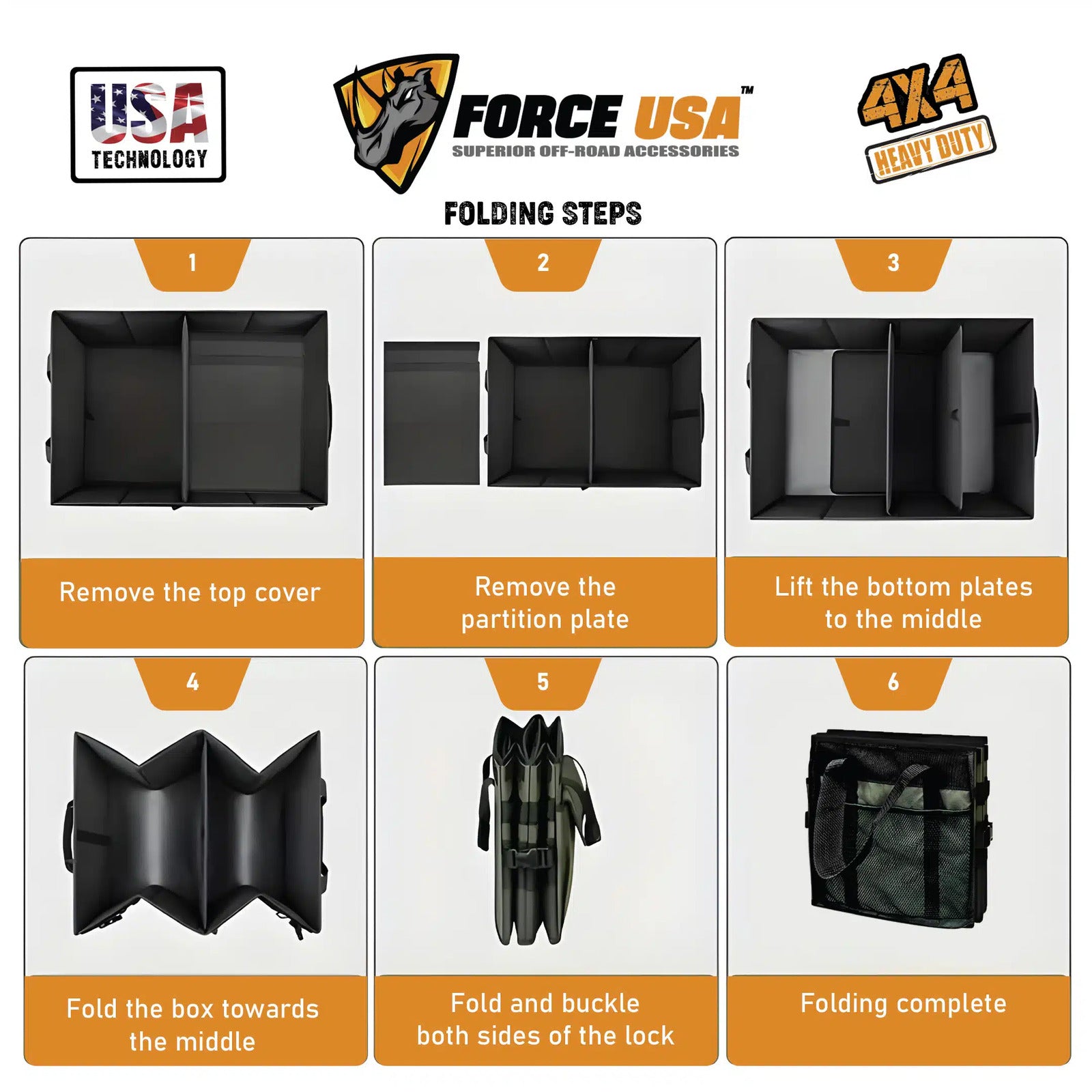 FORCE USA Carry Bag Organizer Storage - Image 4