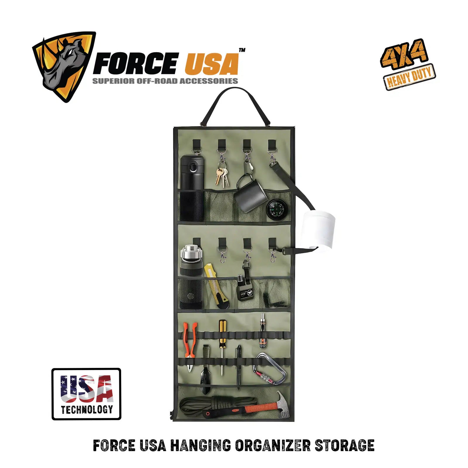 FORCE USA HANGING ORGANIZER STORAGE - Image 5