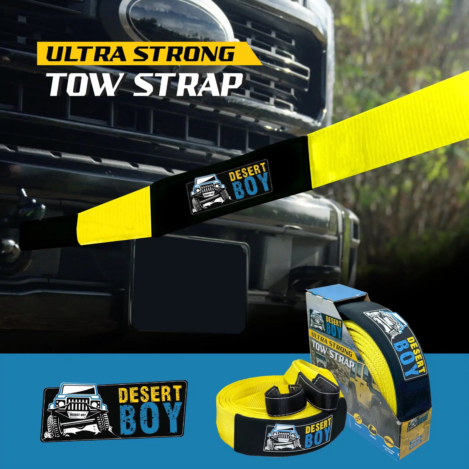 DESERT BOY HEAVY DUTY TOW STRAP - Image 3