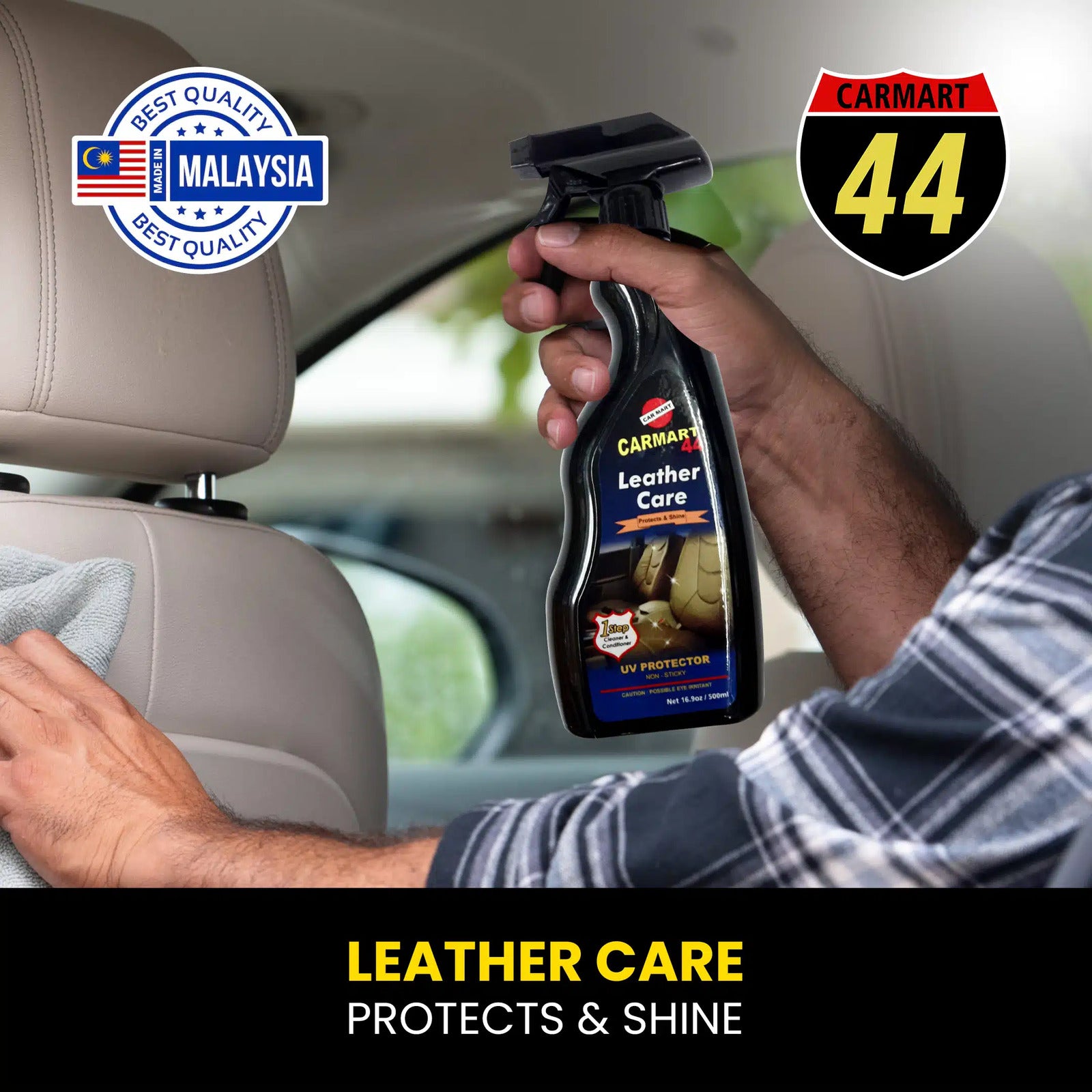 GETF1 Car Mart 44 Leather Care 500ml � Premium Conditioner & Protector for - Image 3