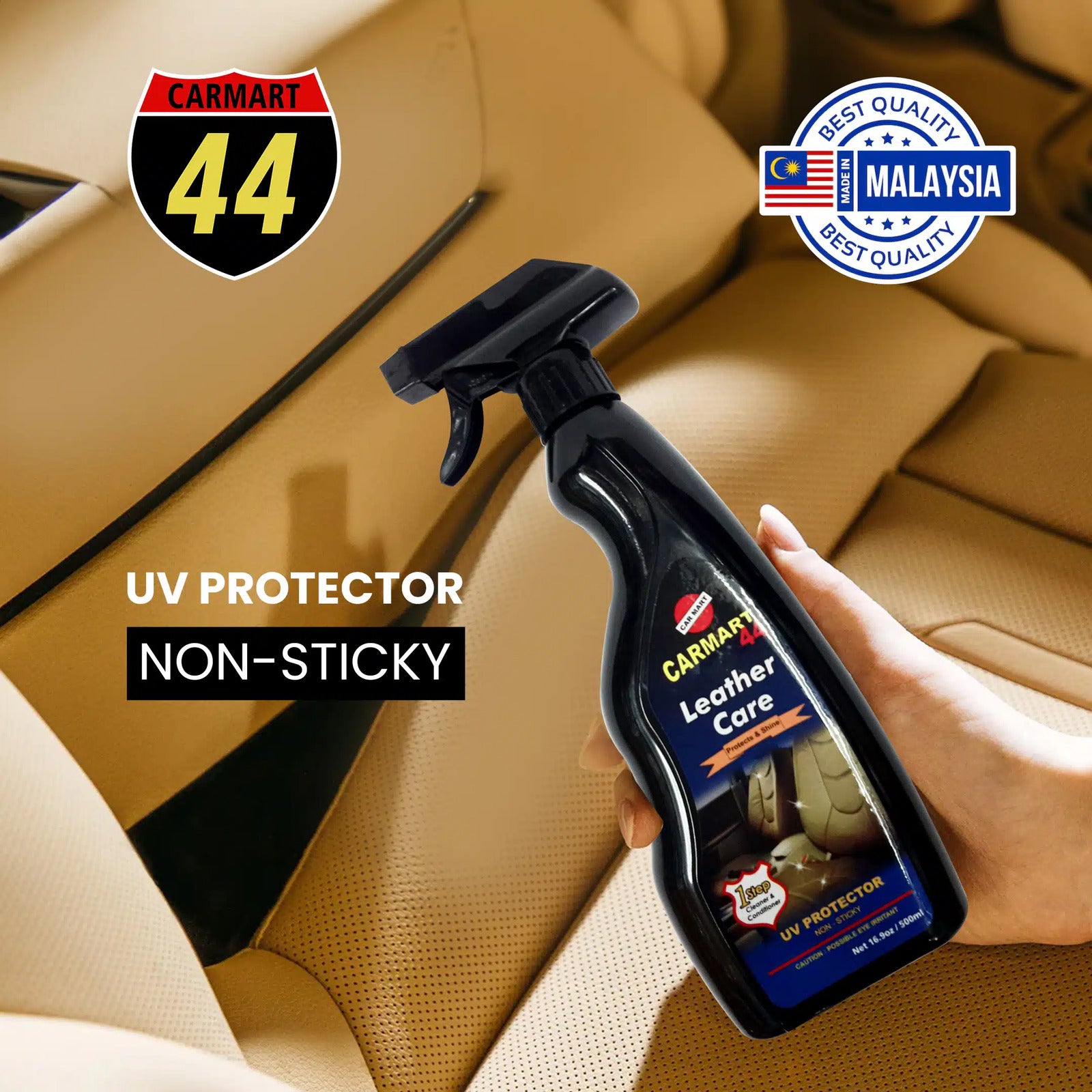 GETF1 Car Mart 44 Leather Care 500ml � Premium Conditioner & Protector for - Image 5