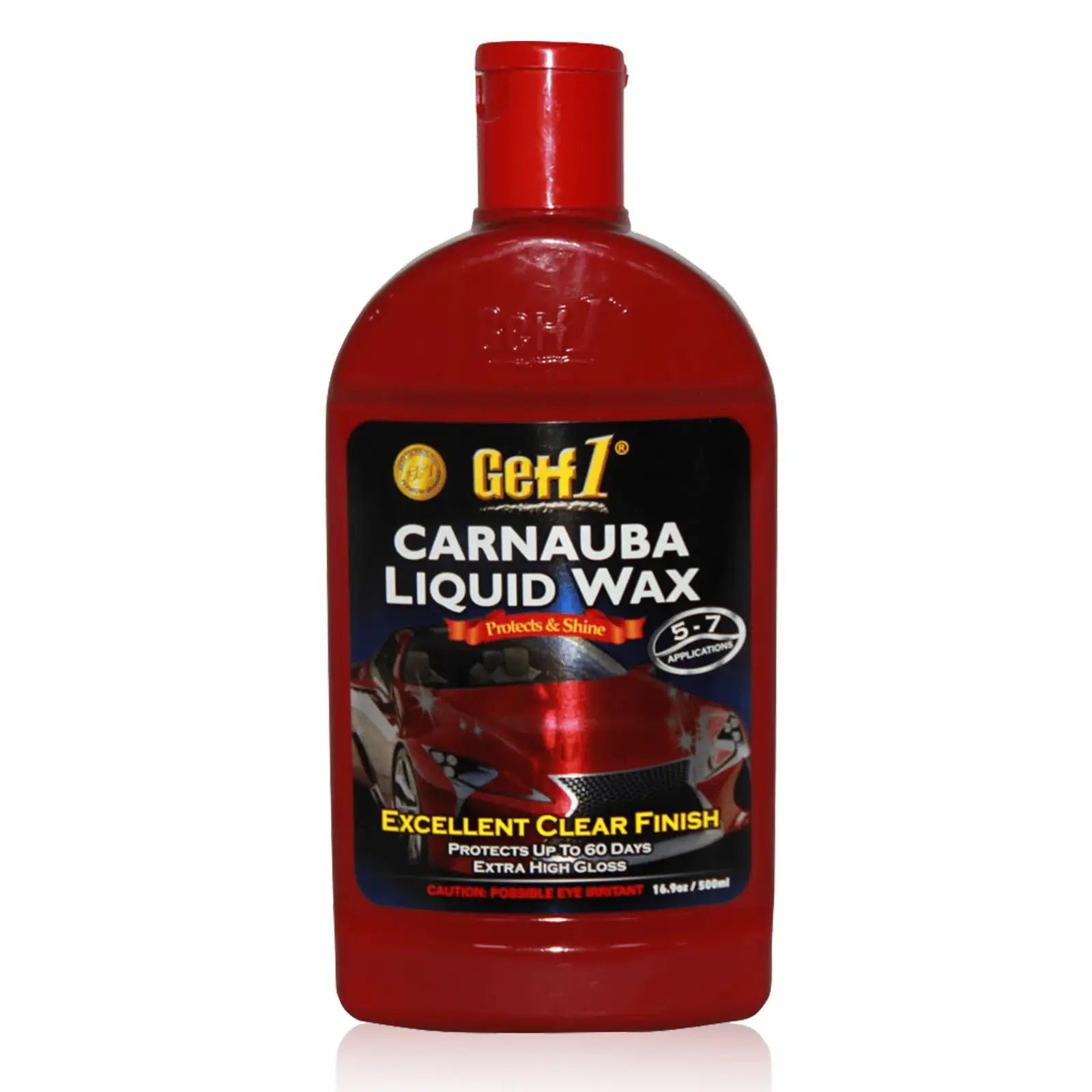 GETF1 GF1 Carnauba Liquid Wax 500ml  Ultimate Shine & Protection for Your