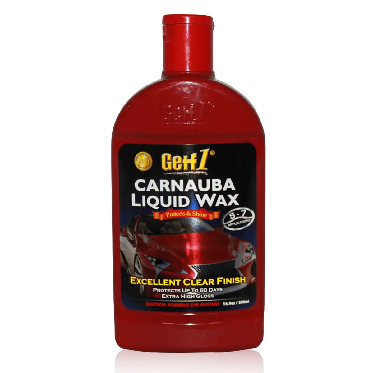 GETF1 GF1 Carnauba Liquid Wax 500ml  Ultimate Shine & Protection for Your