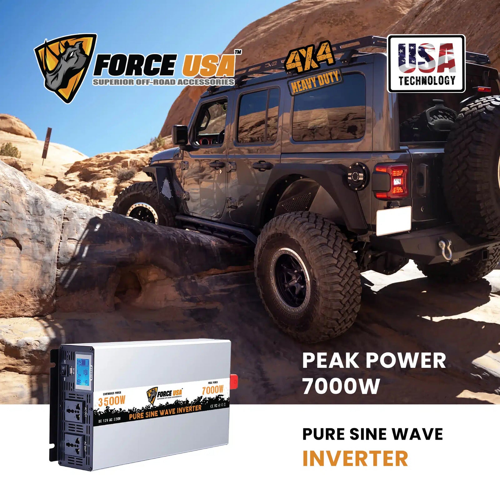 FORCE USA CAR INVERTER -3500 WATT - Image 5