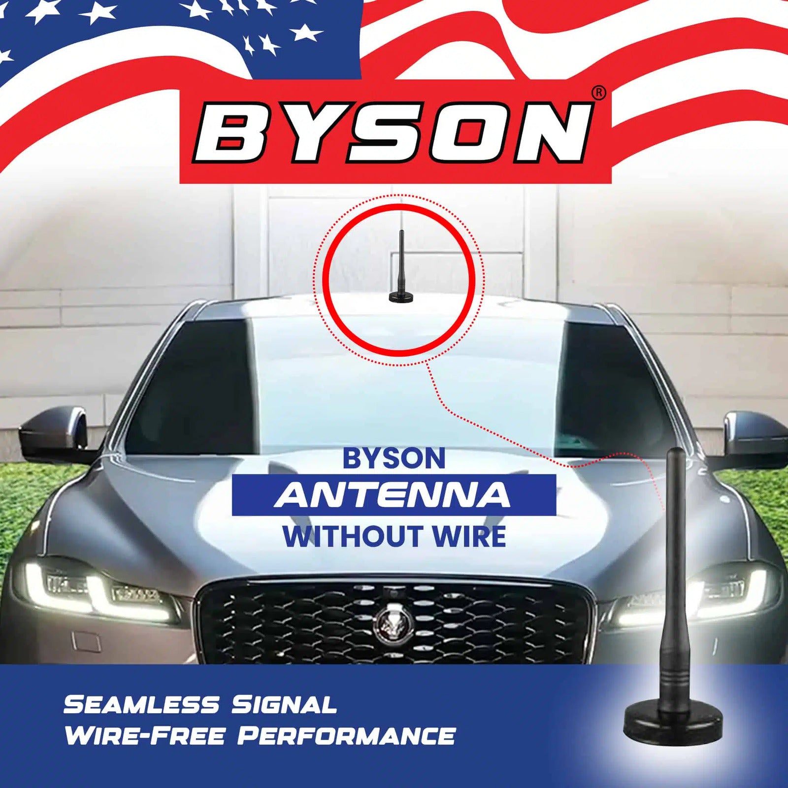 BYSON ANTENNA WITHOUT WIRE (BLACK) - Image 2