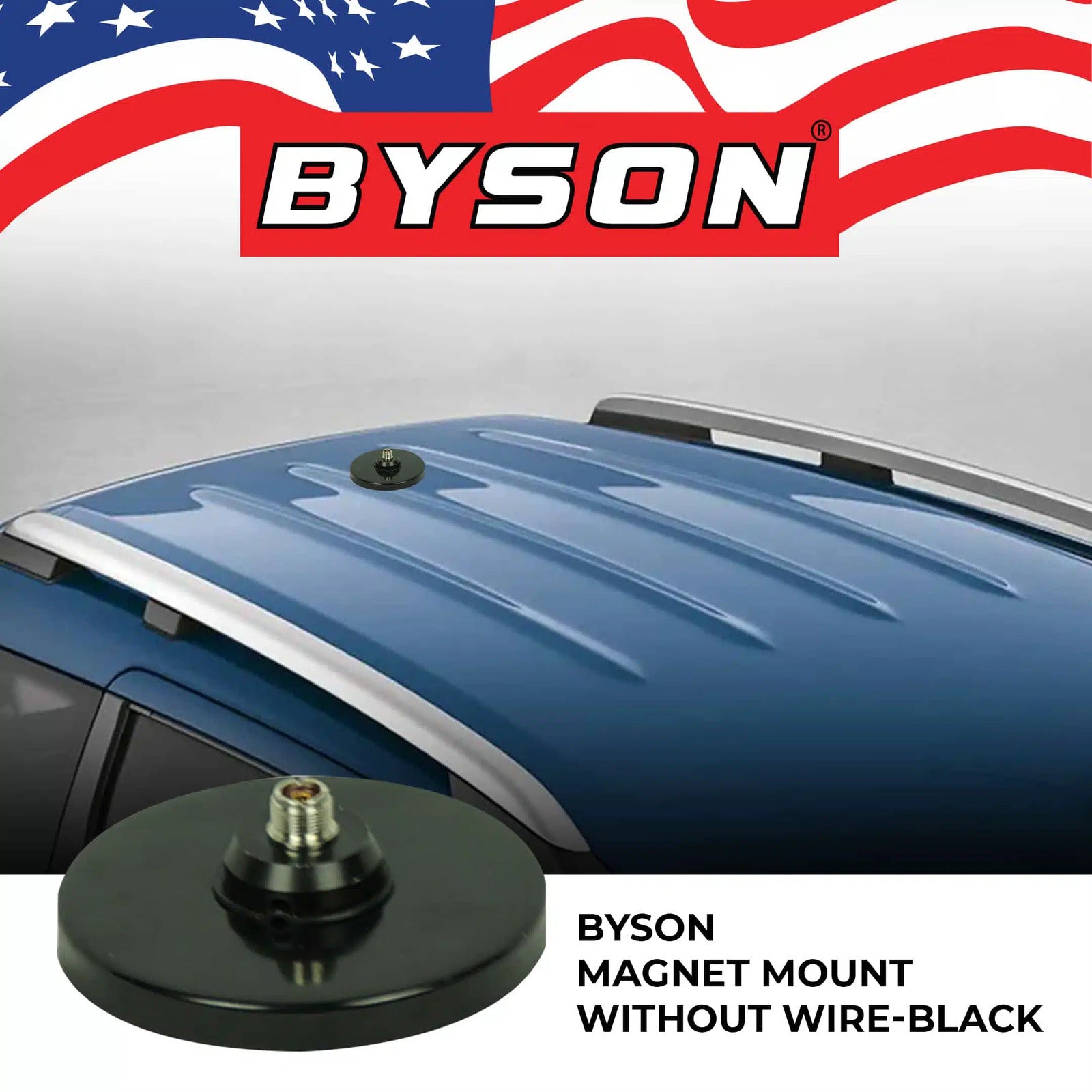 BYSON MAGNET MOUNT WITHOUT WIRE-BLACK - Image 2