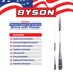 BYSON CHROME CENTER COIL ANTENNA - Image 4