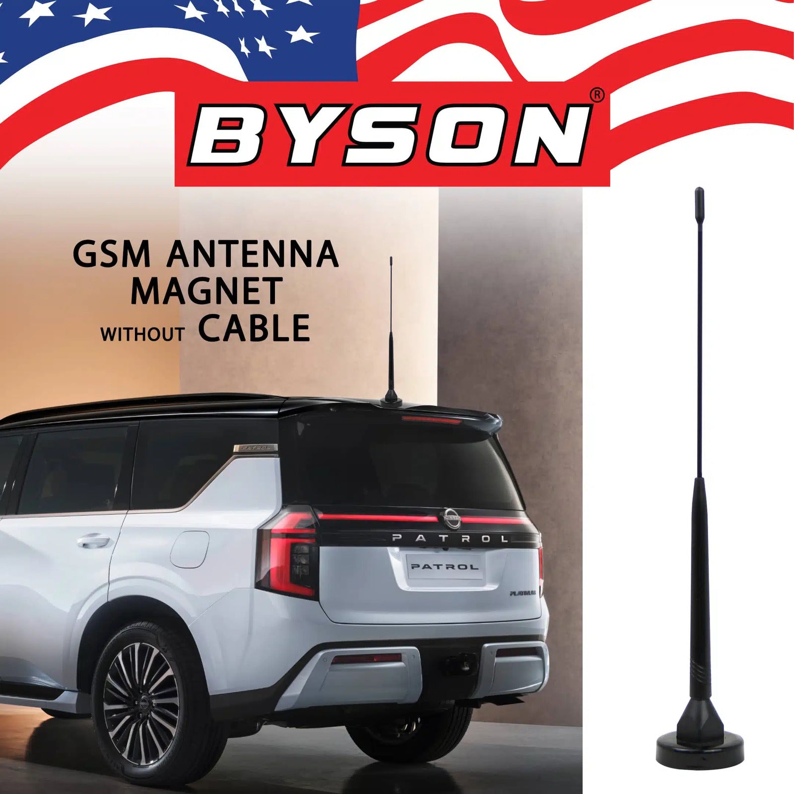 BYSON GSM ANTENNA MAGNET WITHOUT CABLE - Image 2