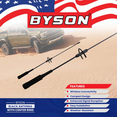 BYSON BLACK ANTENNA WITH CENTER RING - Image 2