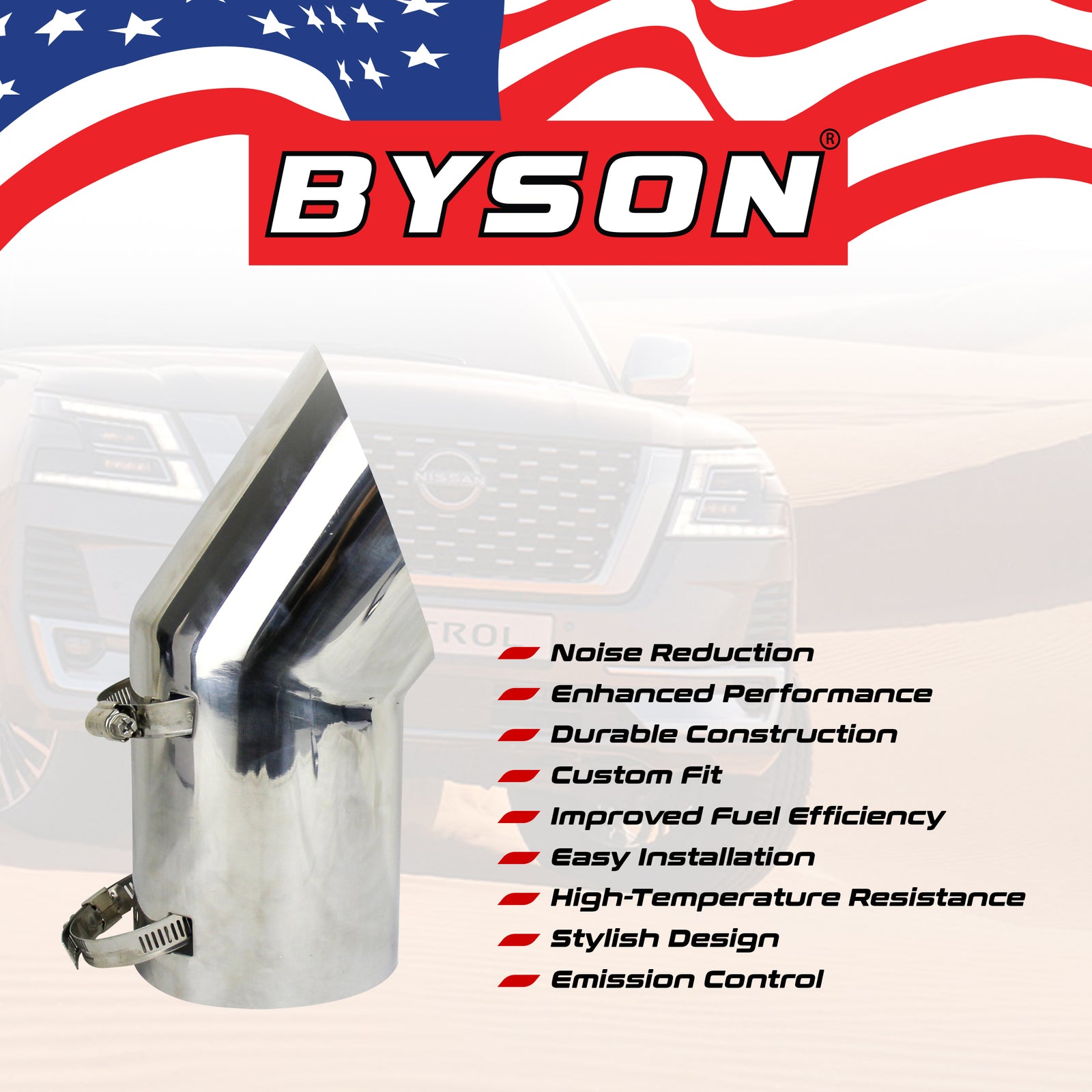 BYSON NISSAN PATROL MUFFLER - Image 5