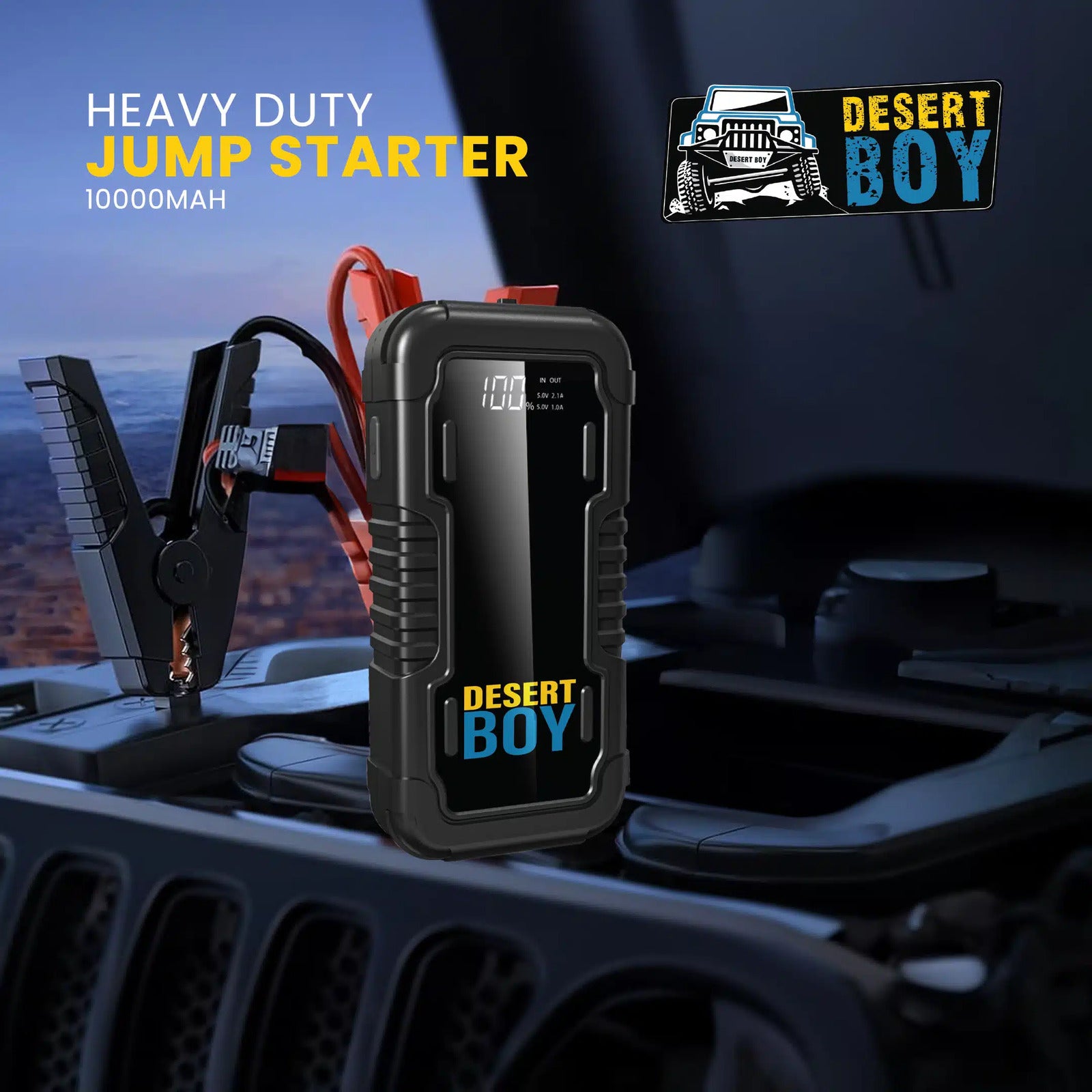 DESERT BOY JUMP STARTER 10000MAH - Image 3