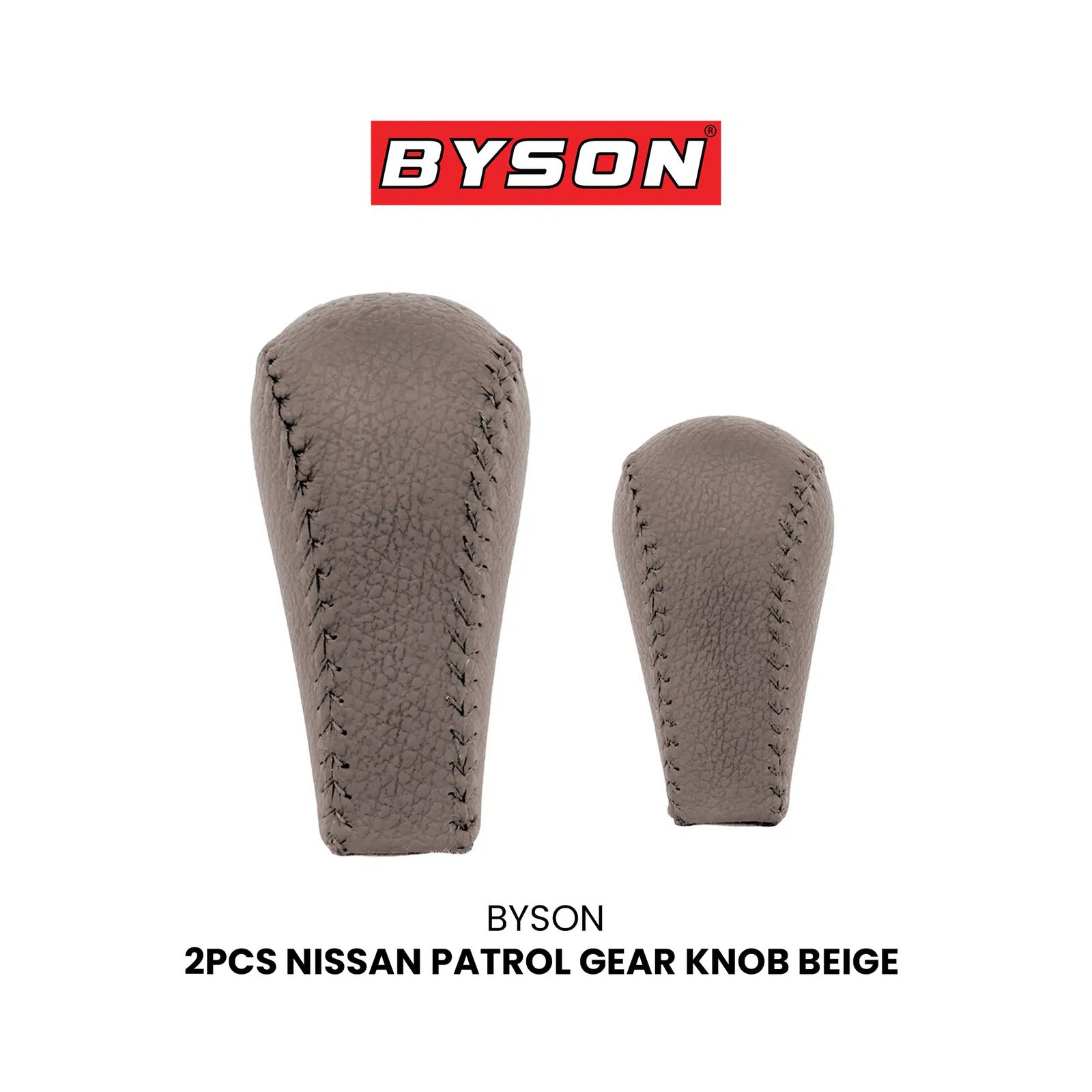 BYSON 2PCS NISSAN PATROL GEAR KNOB BLACK - Image 2