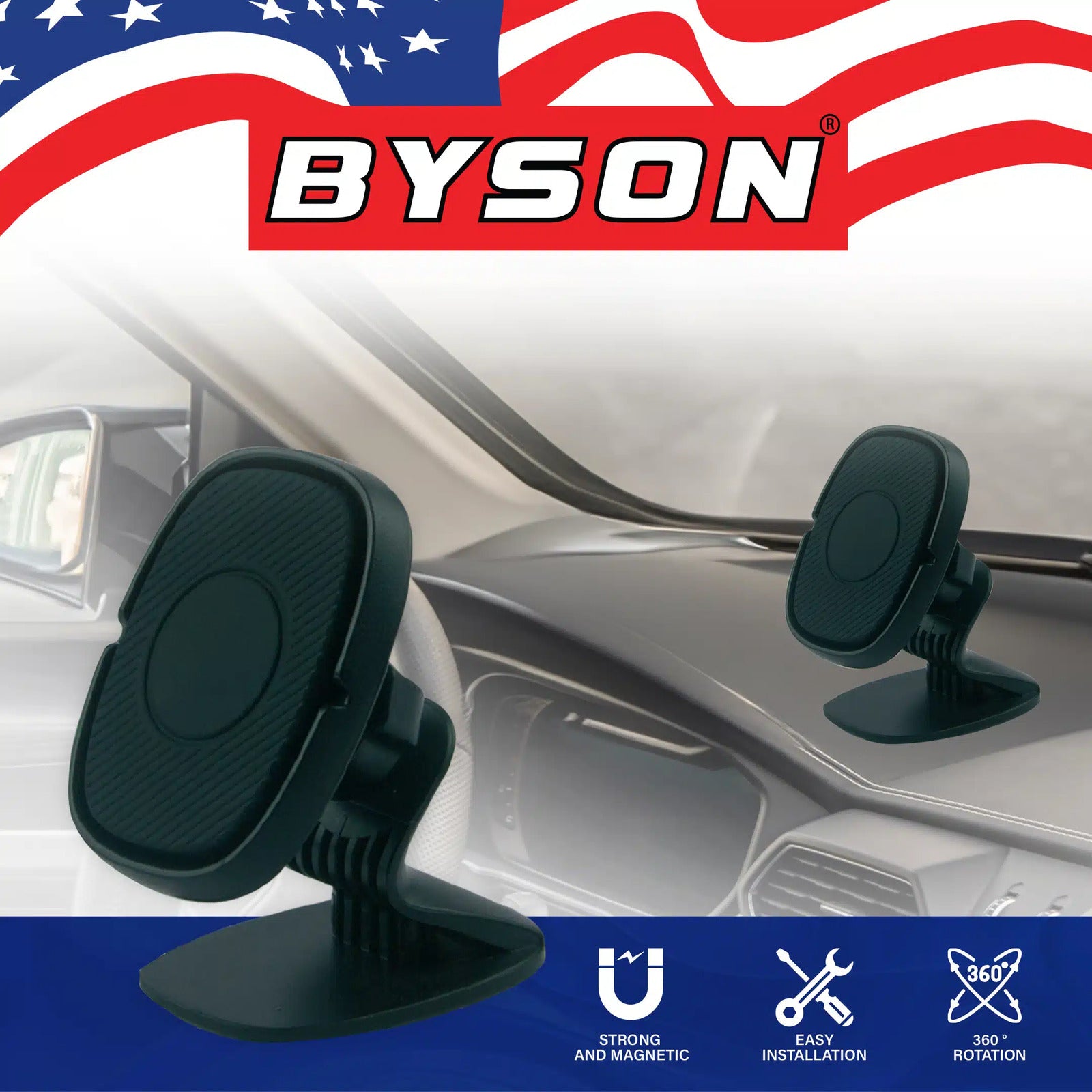 BYSON MAGNETIC PHONE HOLDER SMALL (OVAL TYPE) - Image 5