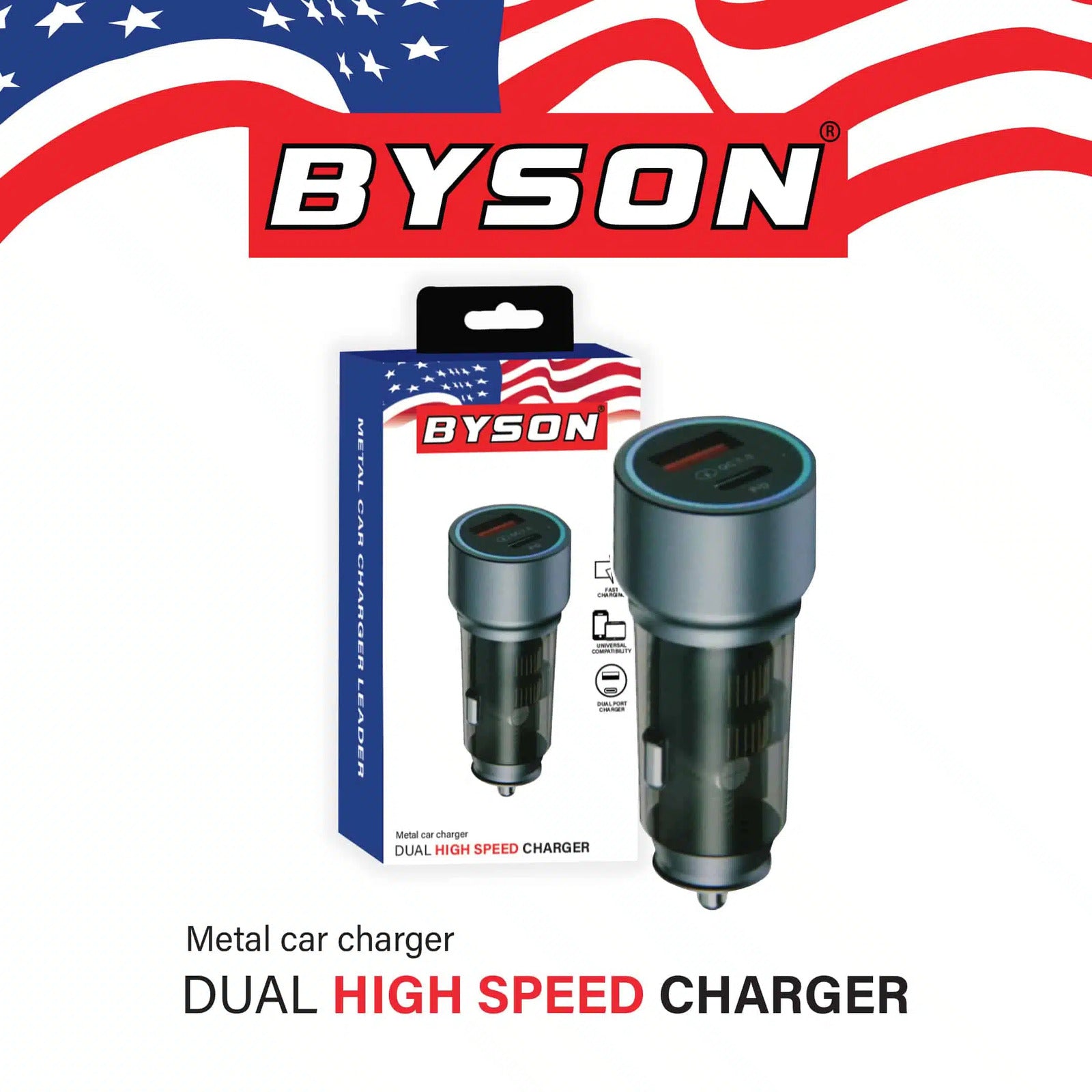 BYSON TRANSPARENT PD AND Q3.0 PORT CHARGER - Image 2