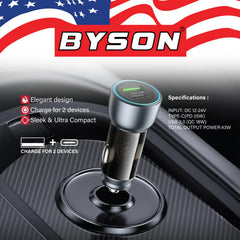 BYSON TRANSPARENT PD AND Q3.0 PORT CHARGER - Image 4