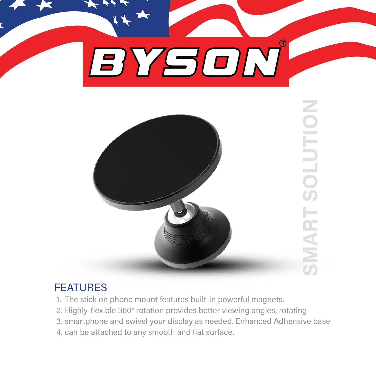 BYSON DOUBLE MAGNET + MAG SAFE CAR PHONE MOUNT - Image 5