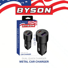 BYSON DUAL QC 3.0 CAR CHARGER 47.5W - Image 2