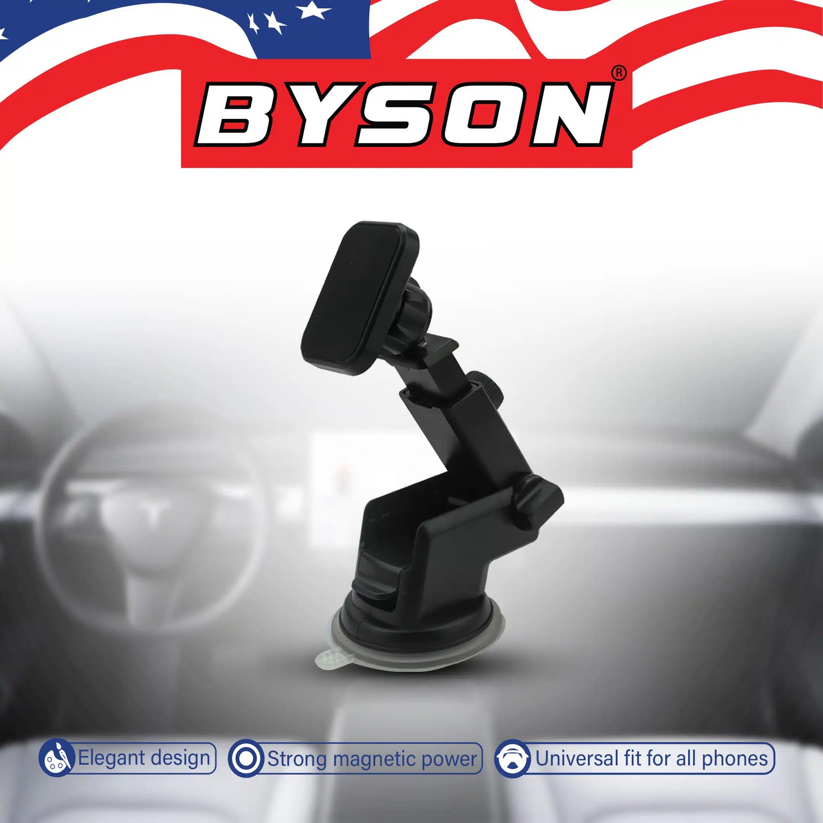 BYSON BRACKET HOLDER MAGNETIC (SQUARE TYPE) - Image 5