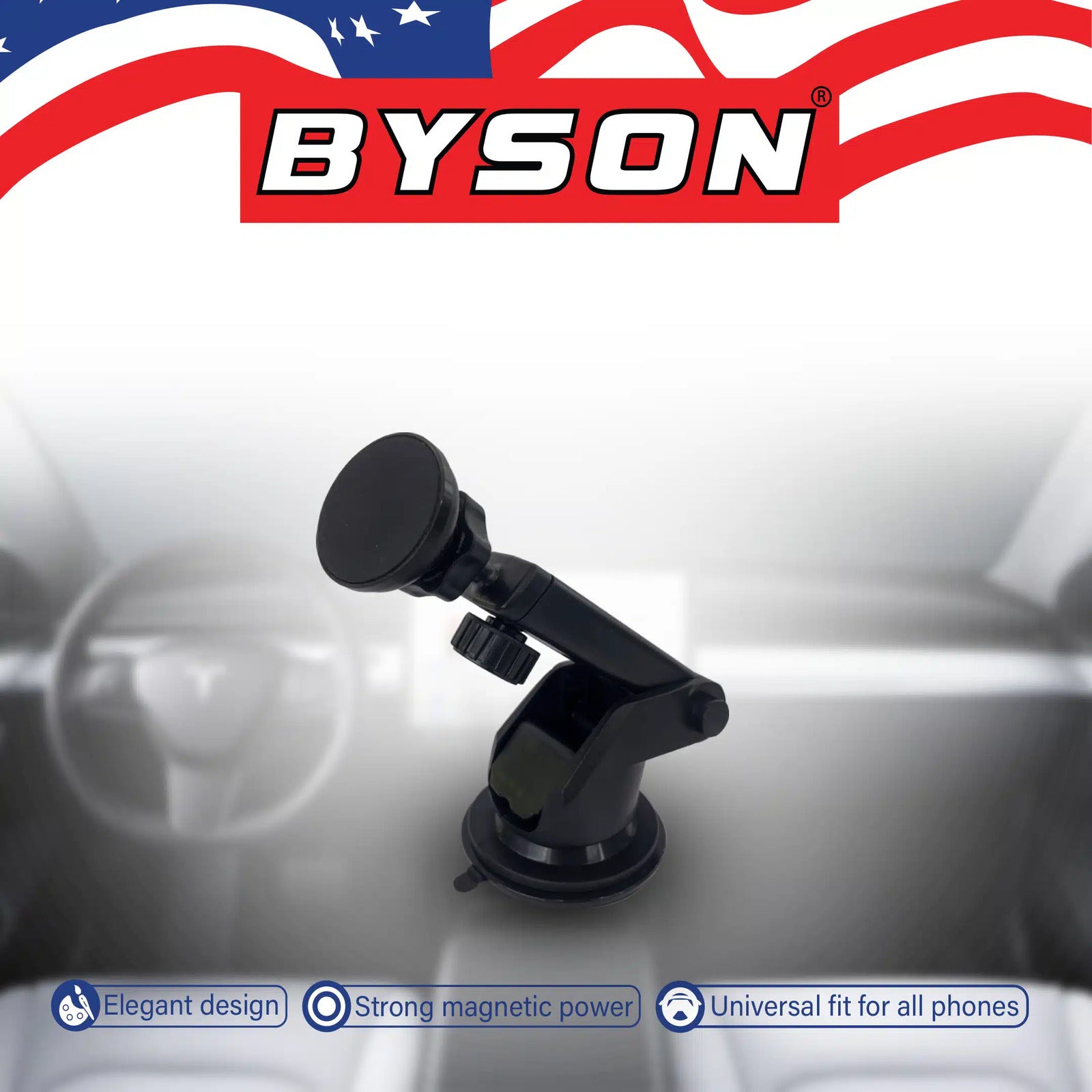 BYSON BRACKET HOLDER MAGNETIC (ROUND TYPE) - Image 5