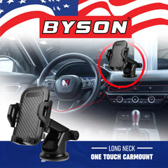 BYSON LONG NECK ONE TOUCH CAR MOUNT WITH 360 DEGREE ROTATION - Image 4