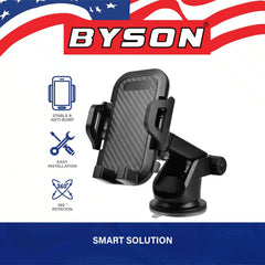 BYSON LONG NECK ONE TOUCH CAR MOUNT WITH 360 DEGREE ROTATION - Image 2