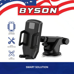 BYSON LONG NECK ONE TOUCH CAR MOUNT WITH 360 DEGREE ROTATION - Image 2