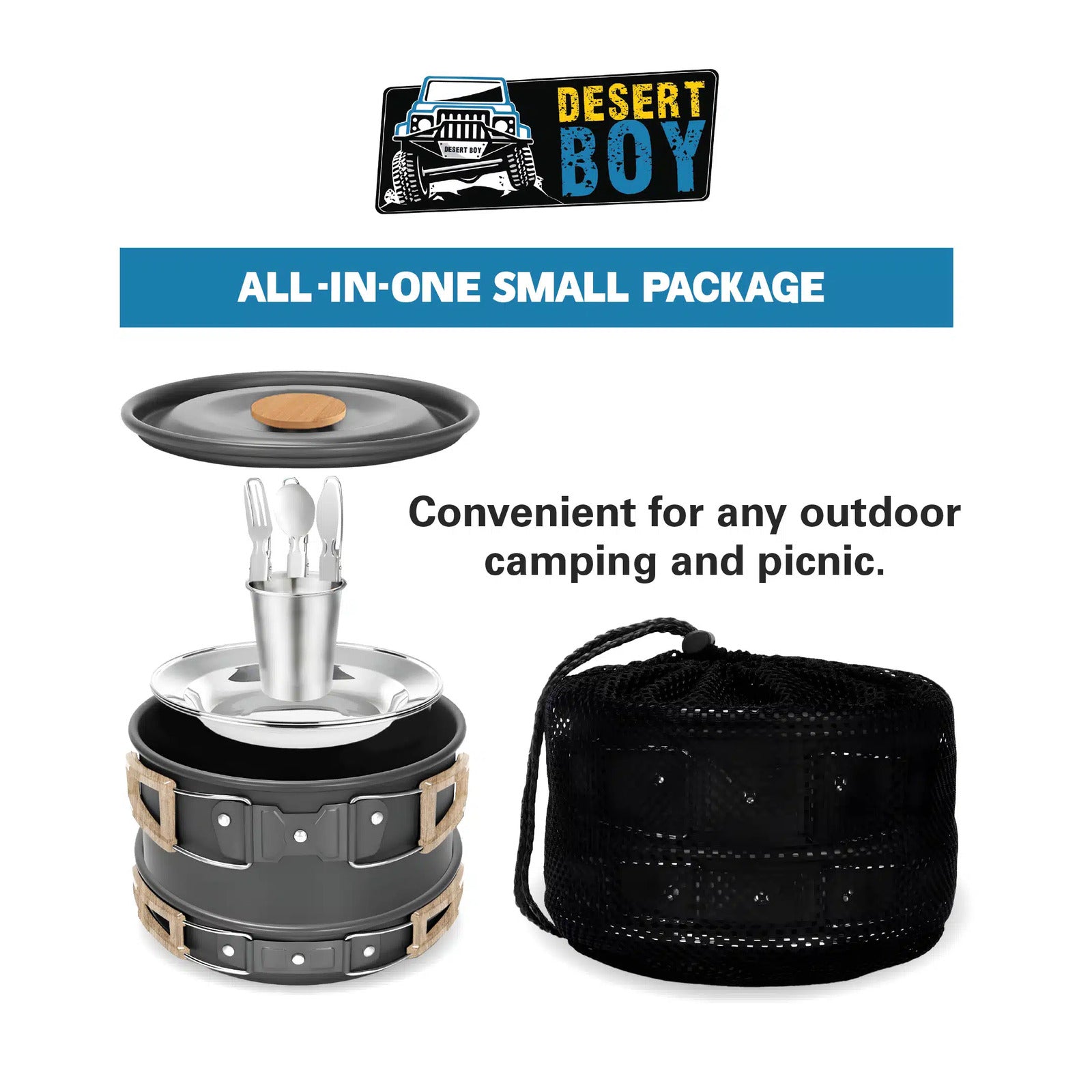 DESERT BOY CAMPING COOKWARE SET - Image 3