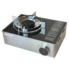 DESERT BOY Camping Stove Chrome/Black
